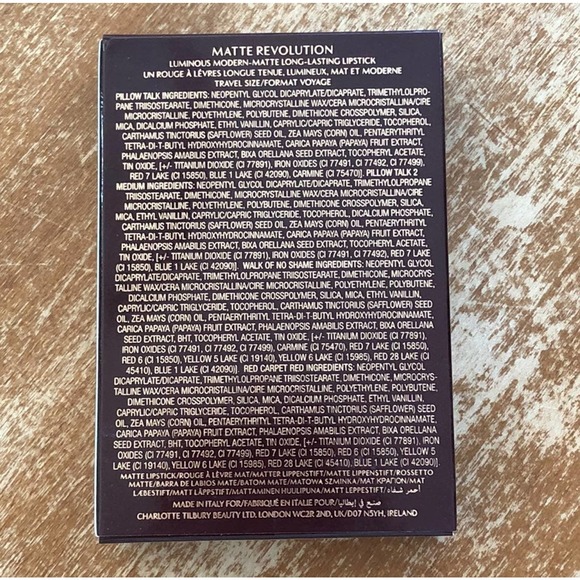 New! Charlotte Tilbury's Iconic Mini Lip Wardrobe 4 Lipsticks - Picture 11 of 13